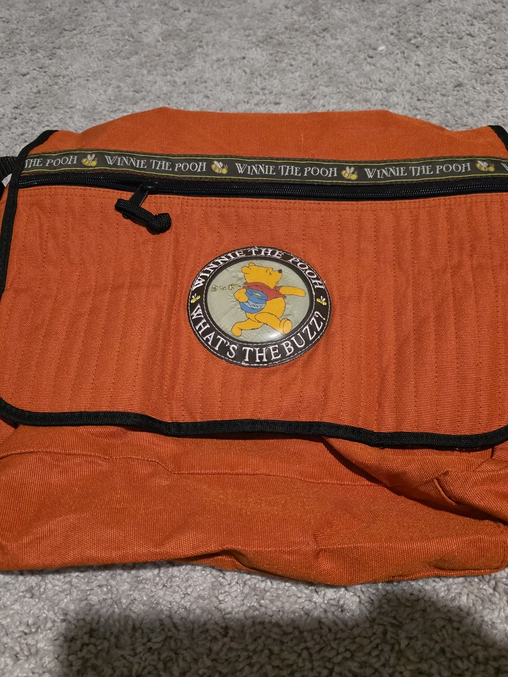 VINTAGE Winnie The Pooh Shoulder Messenger Bag